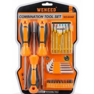 طقم مفكات صيانة احترافي WENEED  1 × 24